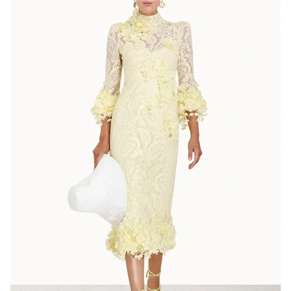 HIGH TIDE LACE MIDI DRESS Zimmermann - Picture 2 of 12